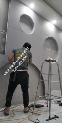 làm vách thạch cao tại thuận an