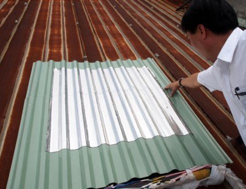 chống dột mái tôn tại Bình Dương